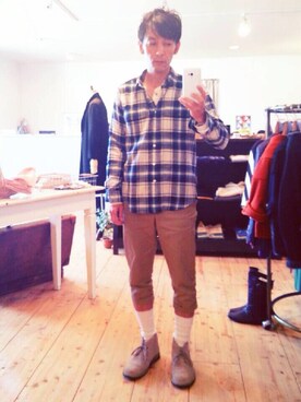 クリンチャーさん（メンズ・165cm）の春コーディネート