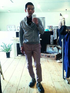 クリンチャーさん（メンズ・165cm）の春コーディネート