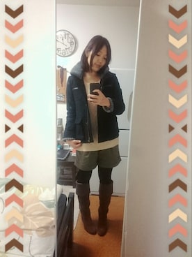 「ウールアウター」｜夏さん（レディース・164cm）の冬コーディネート