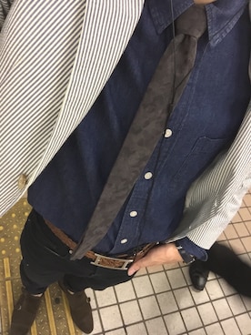 「LOBB’S（ロブス）のアイテム」を使った、kさん（メンズ・160cm）の春コーディネート