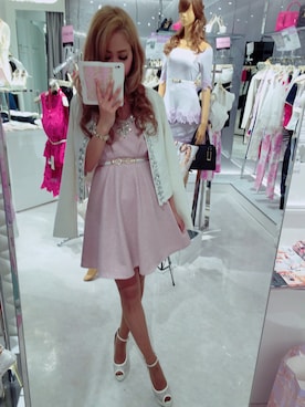 「アイテム（テーラードジャケット）」を使った、DELYLENOIRまゆめろさん（レディース・160cm・20代）の春コーディネート
