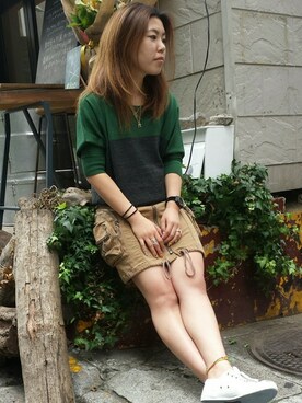 Chihiroさん(レディース・158cm)の夏コーディネート