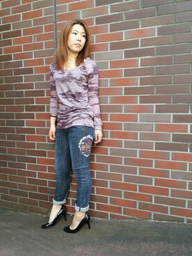 Chihiroさん（レディース・158cm）の秋コーディネート