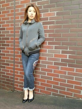 Chihiroさん（レディース・158cm）の秋コーディネート