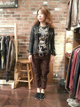 Chihiroさん（レディース・158cm）の秋コーディネート