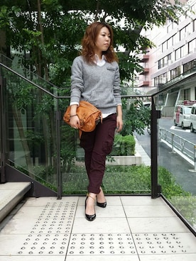 Chihiroさん（レディース・158cm）の秋コーディネート