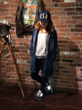 Chihiroさん（レディース・158cm）の秋コーディネート