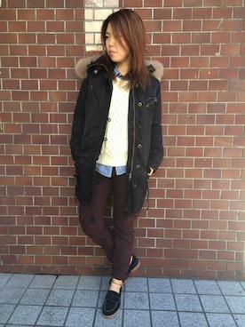 Chihiroさん（レディース・158cm）の冬コーディネート