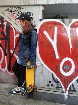 Chihiroさん（レディース・158cm）の冬コーディネート