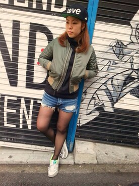 Chihiroさん（レディース・158cm）の冬コーディネート