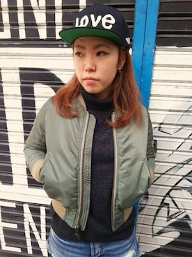 Chihiroさん（レディース・158cm）の冬コーディネート