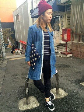 Chihiroさん（レディース・158cm）の秋コーディネート