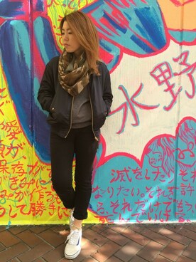 Chihiroさん（レディース・158cm）の秋コーディネート