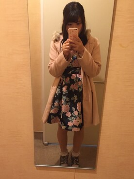 「アイテム（ステンカラーコート）」を使った、にのみや ゆうきさん（レディース・156cm・10代）の秋コーディネート