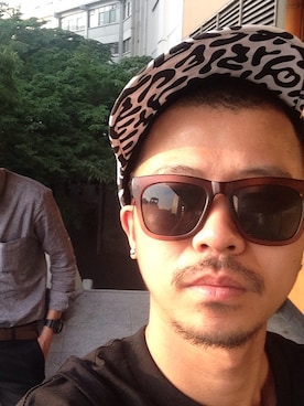 「BOWLLER HAT（ボウラ―ハット）のアイテム（ハンチング/ベレー帽）」を使った、최기석さん（メンズ・177cm）の夏コーディネート