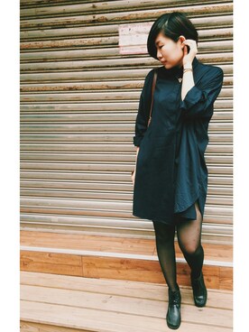 「アイテム（アクセサリー、パープル系）」を使った、Ting-Ru Hsiehさん（レディース・163cm）の夏コーディネート