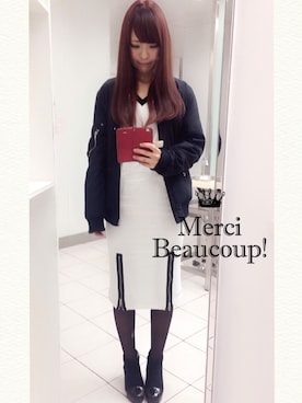 「まだ寒かったときの」｜Yさん（レディース・163cm）の春コーディネート