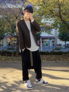 大樹さん(メンズ・168cm)の冬コーディネート