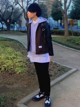 大樹さん(メンズ・168cm)の冬コーディネート