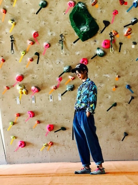 「ARC'TERYX（アークテリクス）のアイテム（シューズ）」を使った、にゃ🐈さん（レディース・164cm）の秋コーディネート