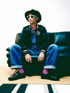 「HYSTERIC GLAMOUR（ヒステリックグラマー）のアイテム（オールインワン・サロペット）」を使った、⑧④さん（メンズ・178cm）の春コーディネート