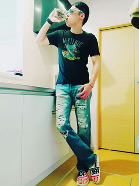 ⑧④さん（メンズ・178cm）の春コーディネート