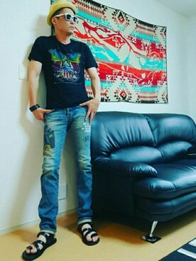 ⑧④さん（メンズ・178cm）の夏コーディネート