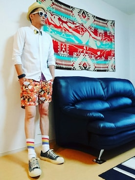 ⑧④さん（メンズ・178cm）の夏コーディネート