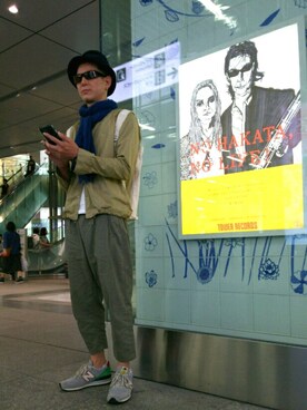 「Right-on（ライトオン）のアイテム（ノーカラージャケット）」を使った、サンディさん（メンズ・177cm）の春コーディネート