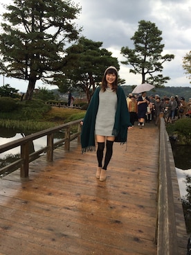 ゆりみつさん（レディース・154cm）の秋コーディネート