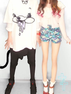 「MAGICAL MOSH MISFITS（マジカルモッシュミスフィッツ）のアイテム（アクセサリー）」を使った、たばたさん（メンズ・170cm）の春コーディネート