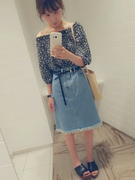 mさん（レディース・157cm）の夏コーディネート