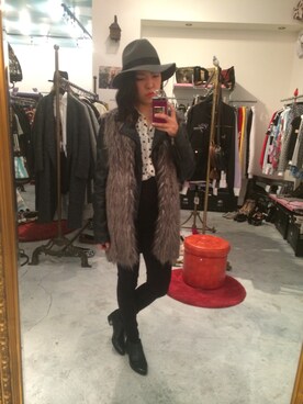 「CHARLES & KEITH（チャールズ & キース）のアイテム（その他）」を使った、chikalinさん（レディース・155cm）の冬コーディネート