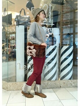 Le Talon 町田店スタッフさん（レディース・155cm）の秋コーディネート