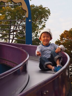 HARUAさん（キッズ・110cm）の秋コーディネート