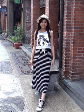 「老街」｜萱☆さん（レディース・161cm）の秋コーディネート