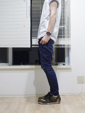 「パックTシャツ」｜Yuto Ikedaさん（メンズ・173cm）の夏コーディネート