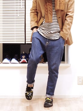 Yuto Ikedaさん（メンズ・174cm）の冬コーディネート