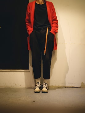 「WHITE LINE（ホワイトライン）のアイテム（トップス）」を使った、Yuto Ikedaさん（メンズ・174cm）の秋コーディネート