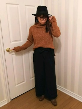 「a.v.v（アーヴェヴェ）のアイテム」を使った、a.y.aさん（レディース・157cm）の秋コーディネート