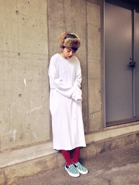 「SWAGGER（スワッガー）のアイテム（ハンチング/ベレー帽）」を使った、mamiさん（レディース・157cm）の冬コーディネート