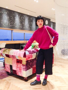 「tiit（ティート）のアイテム」を使った、mamiさん（レディース・157cm）の春コーディネート