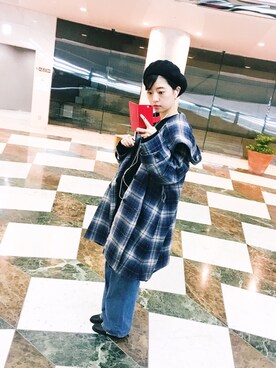 「tiit（ティート）のアイテム」を使った、mamiさん（レディース・157cm）の冬コーディネート