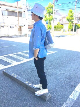 「STADIUM（スタジアム）のアイテム」を使った、sugioさん（メンズ・167cm）の秋コーディネート