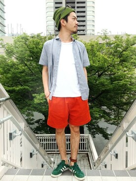 horiguchiさん（メンズ・172cm）の夏コーディネート