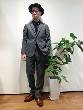 horiguchiさん（メンズ・172cm）の冬コーディネート
