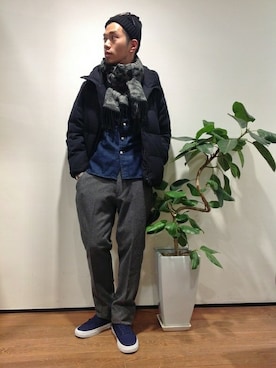 horiguchiさん（メンズ・172cm）の冬コーディネート