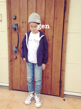 gen_cha-koさん（キッズ・125cm）の春コーディネート
