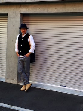 「CONEYのアイテム」を使った、88さん（メンズ・173cm）の秋コーディネート