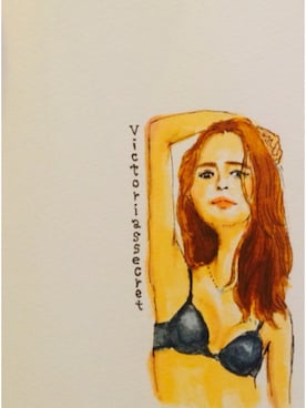 「アイテム（ブラ&ショーツ、ブルー系）」を使った、なまらつなさん（レディース・165cm）の夏コーディネート